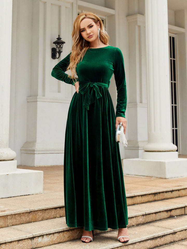 Lara | Long-Sleeved Maxi Dress