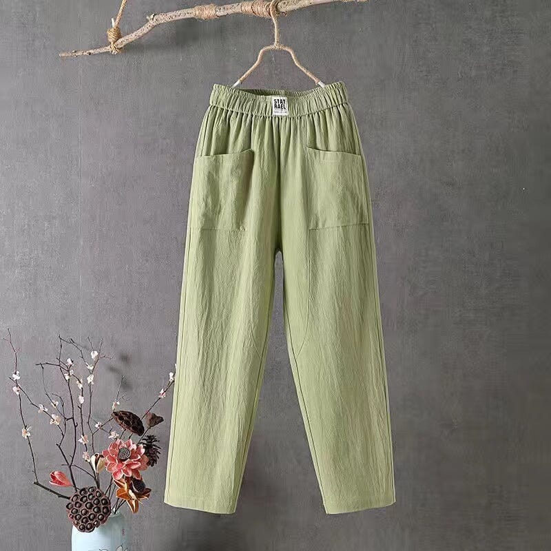 OLIVIA™ | Linen blend Trousers