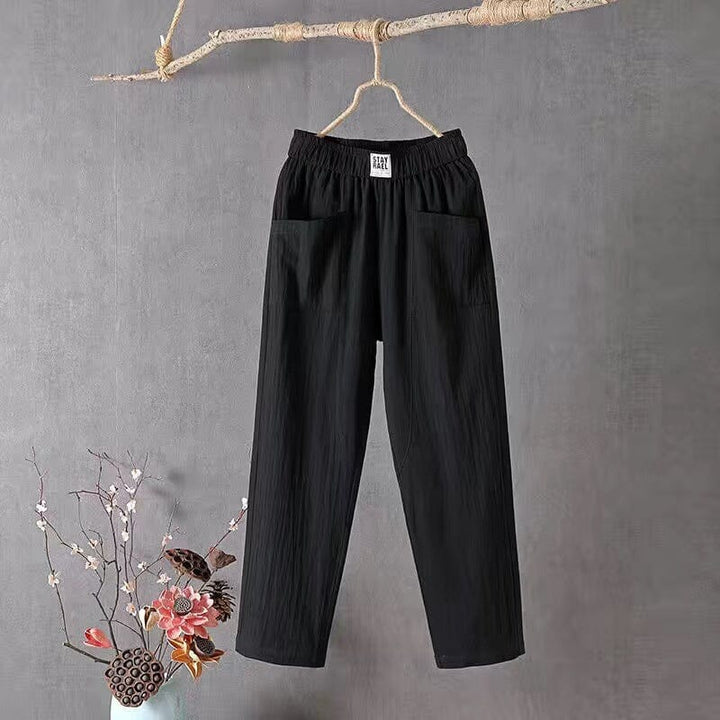 OLIVIA™ | Linen blend Trousers