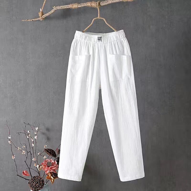 OLIVIA™ | Linen blend Trousers