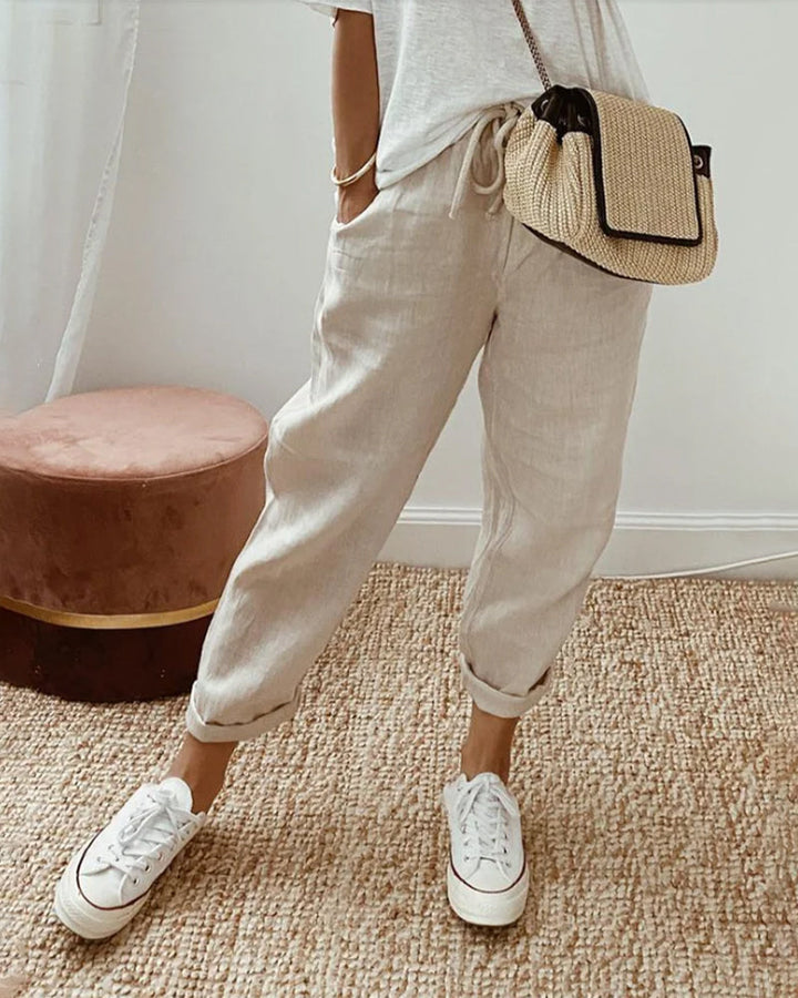 LUCY™ | Anti-Sweat Luxe Linen Pants