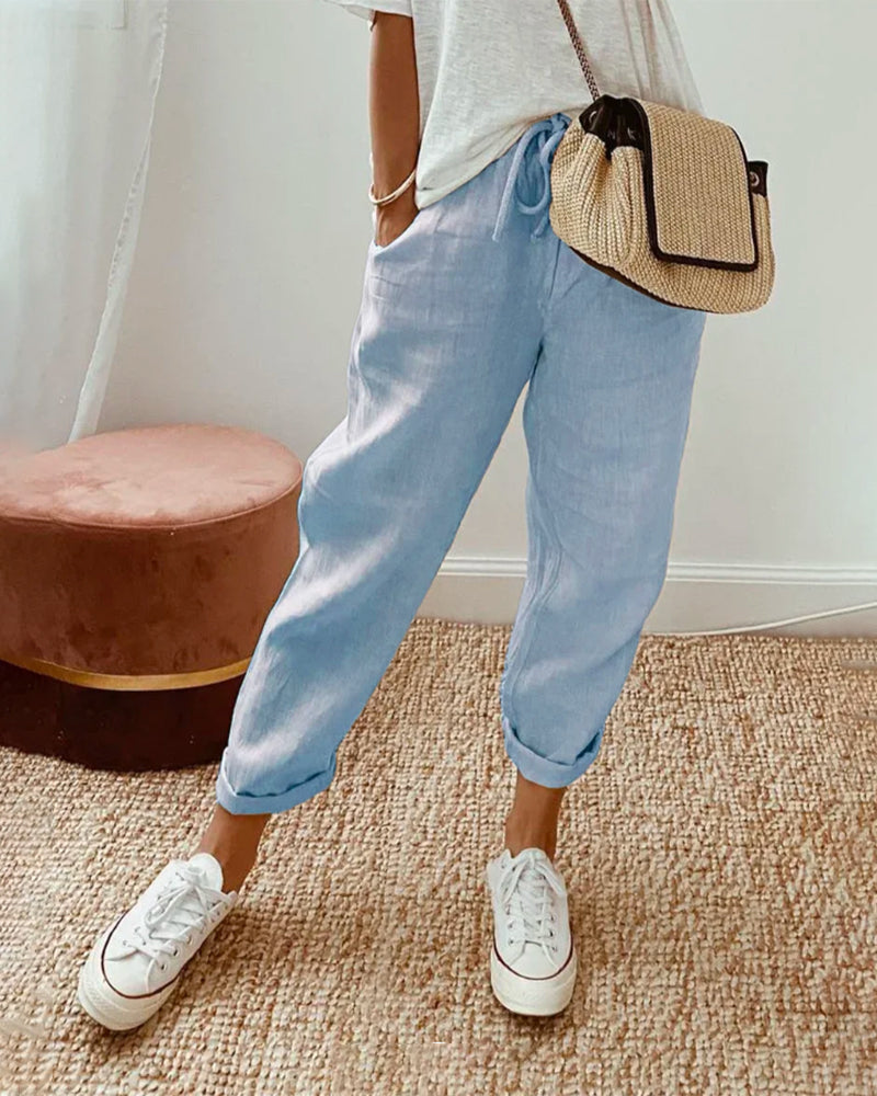 LUCY™ | Anti-Sweat Luxe Linen Pants