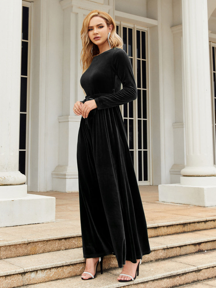 Lara | Long-Sleeved Maxi Dress