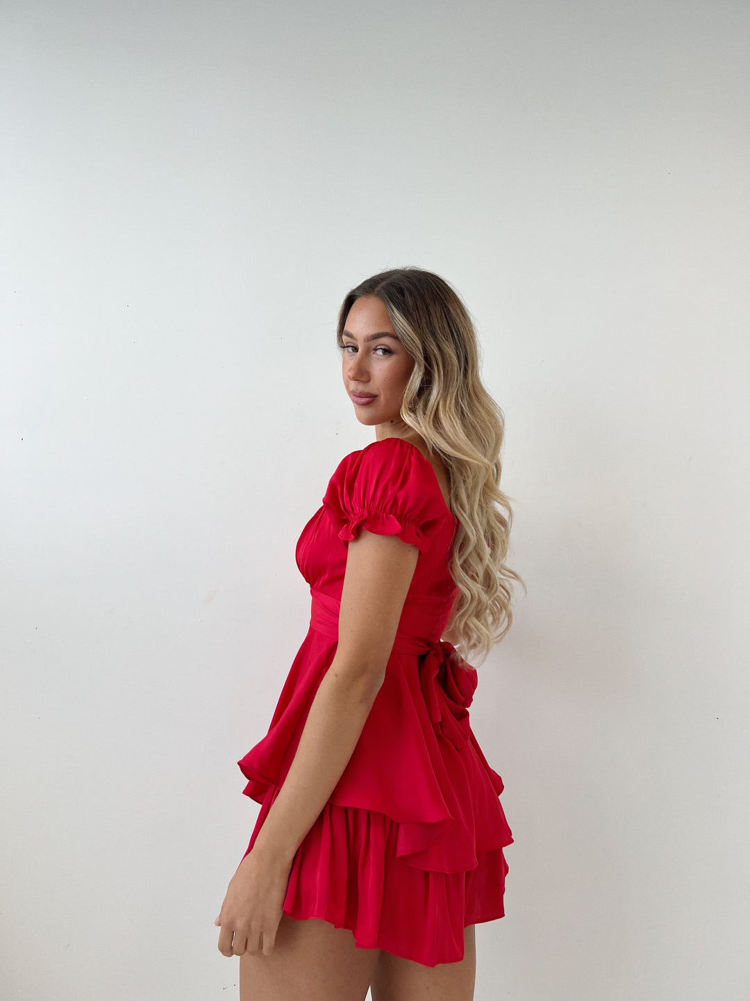 Auffie Playsuit - Red