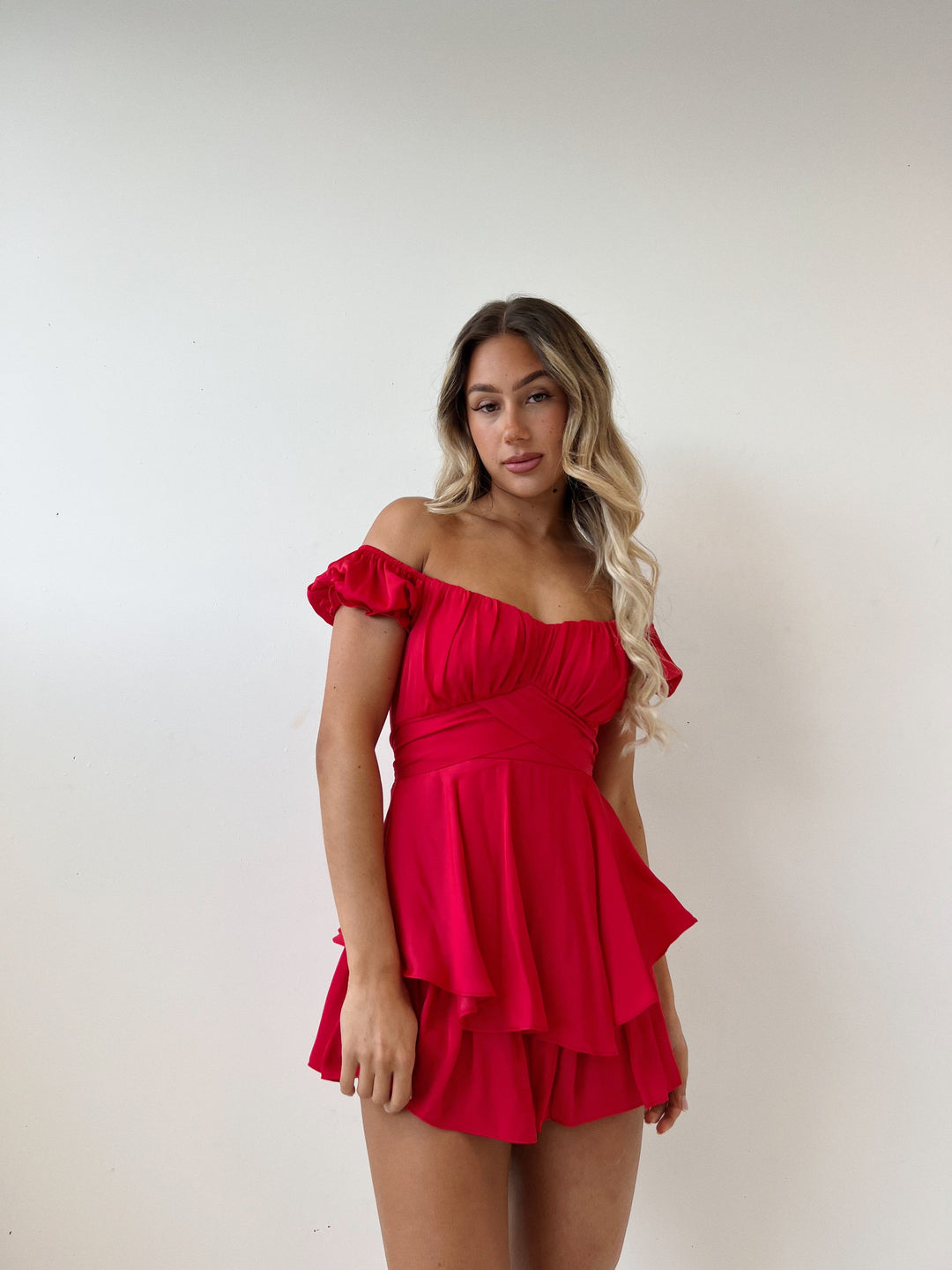 Auffie Playsuit - Red