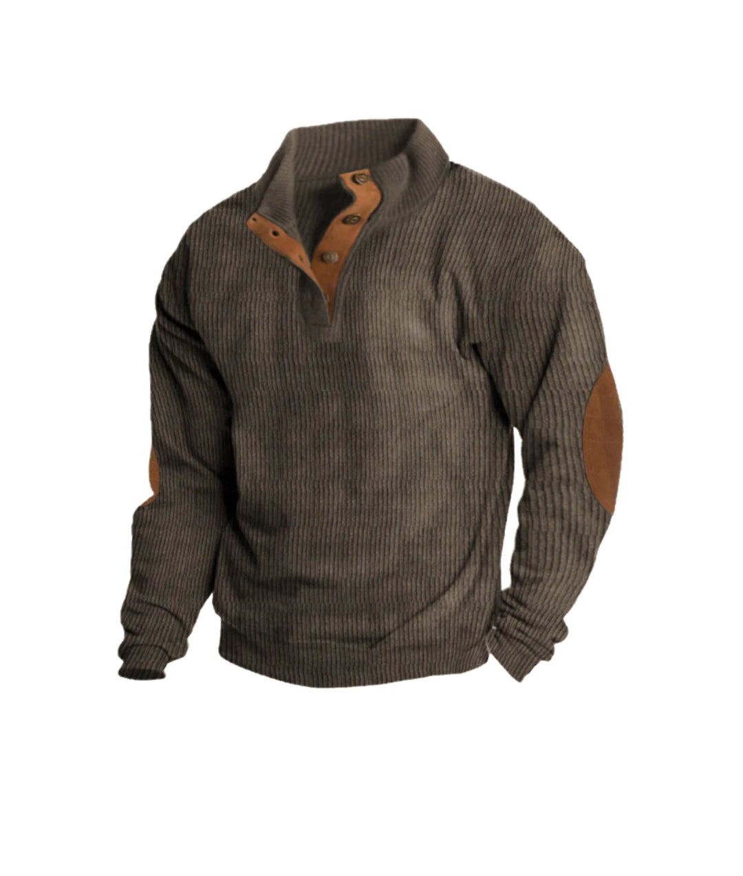 GARY™ | Men's Ribbed Button Up Sweater