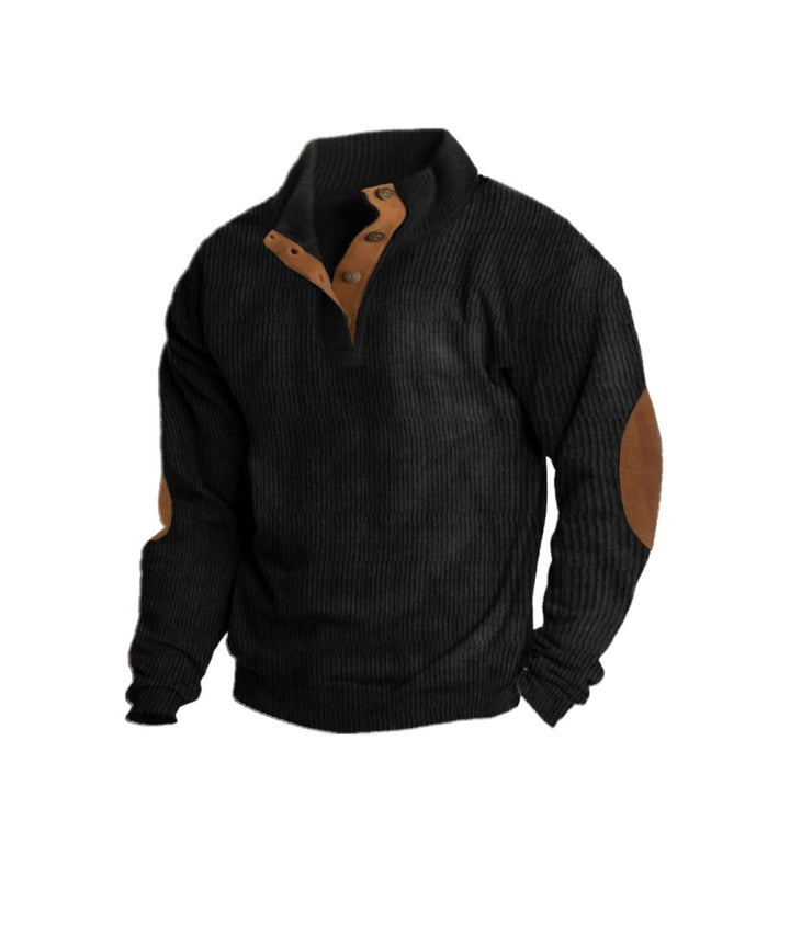 GARY™ | Men's Ribbed Button Up Sweater