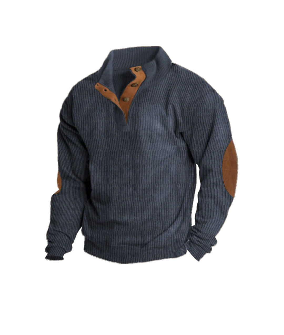 GARY™ | Men's Ribbed Button Up Sweater