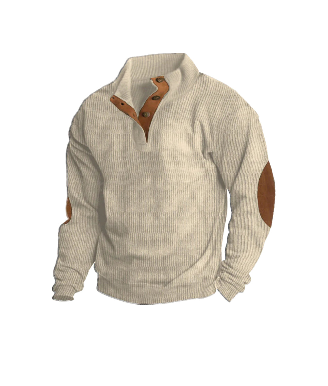 GARY™ | Men's Ribbed Button Up Sweater