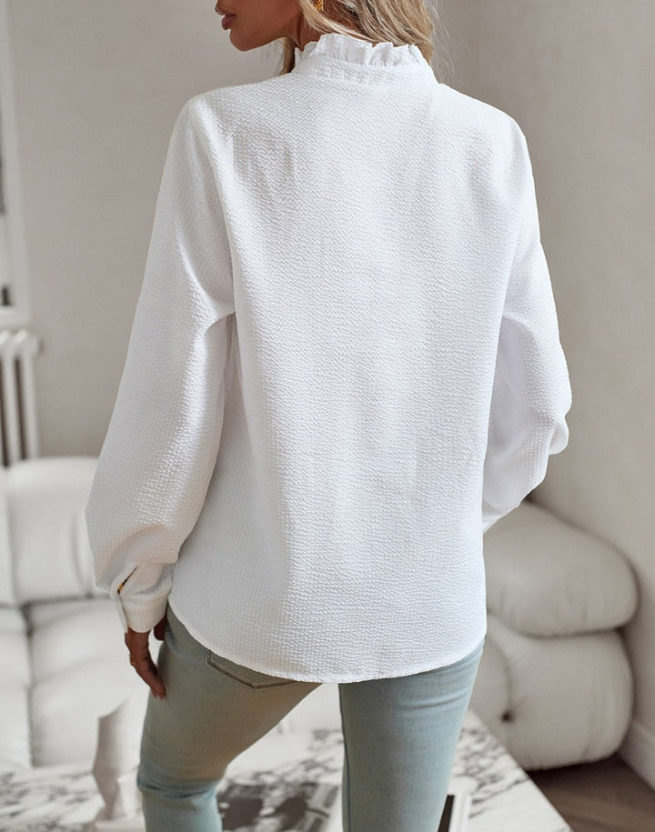 Belle™ | Elegant Polo Blouse