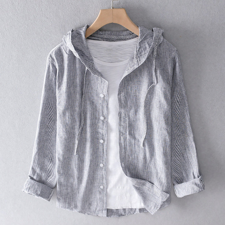 ANDY™ - Hooded Linen Shirt