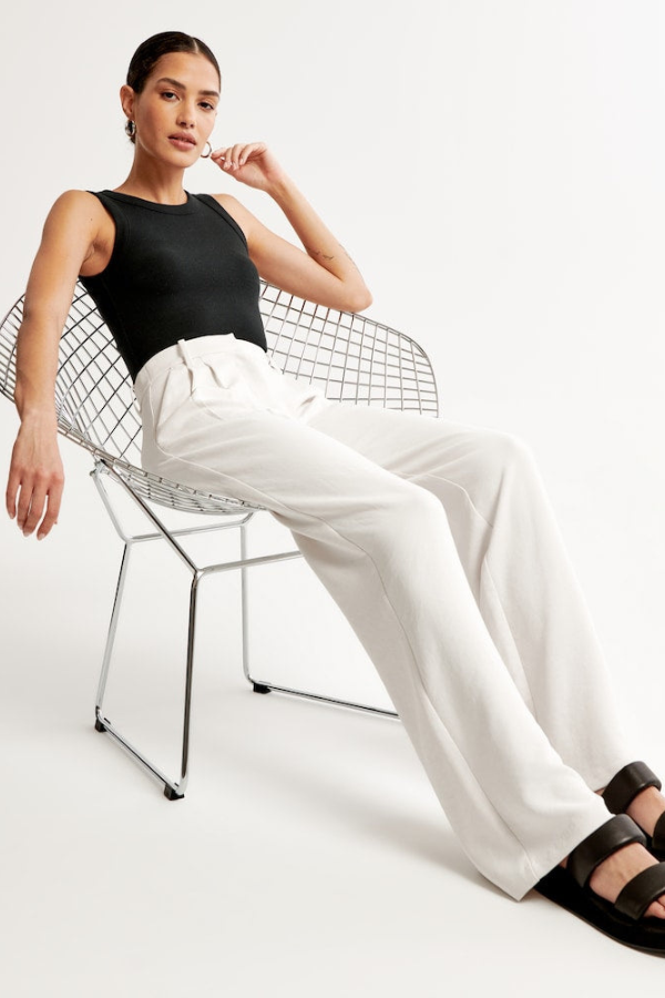 Ela™ | Wide Leg Tailored Pants