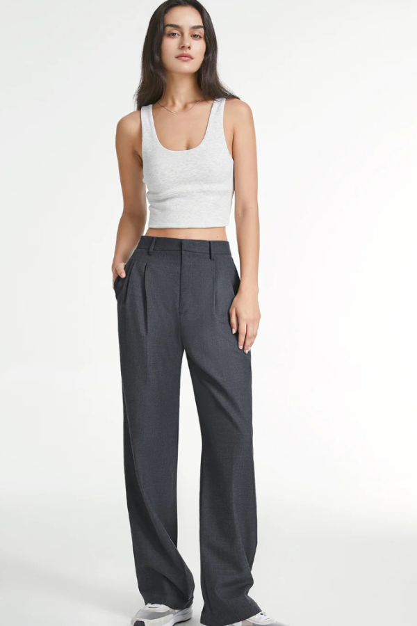 Ela™ | Wide Leg Tailored Pants