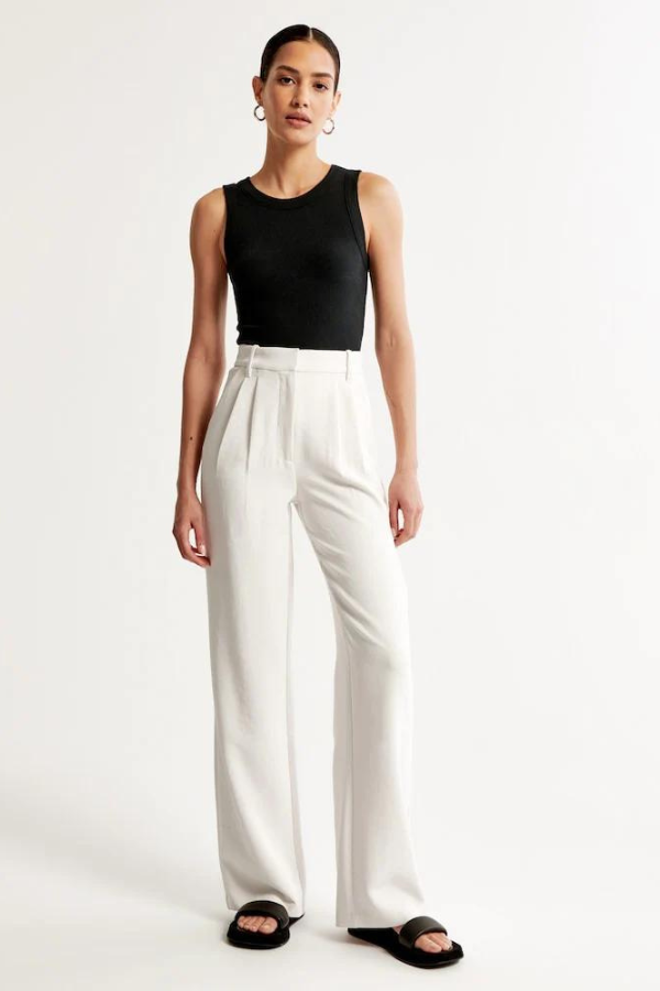 Ela™ | Wide Leg Tailored Pants