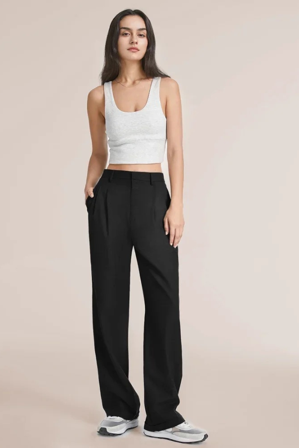 Ela™ | Wide Leg Tailored Pants