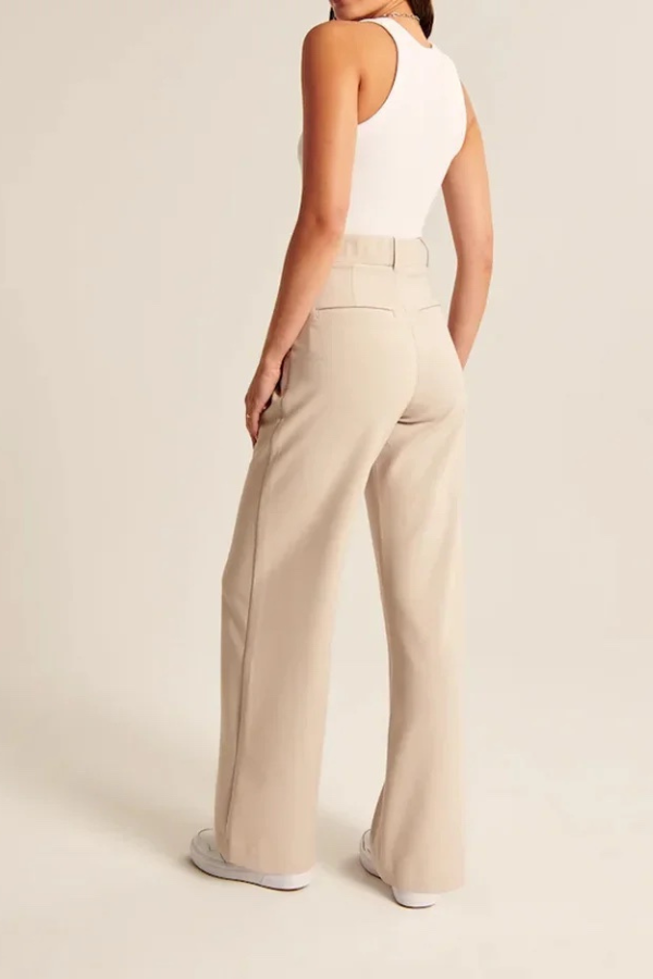 Ela™ | Wide Leg Tailored Pants