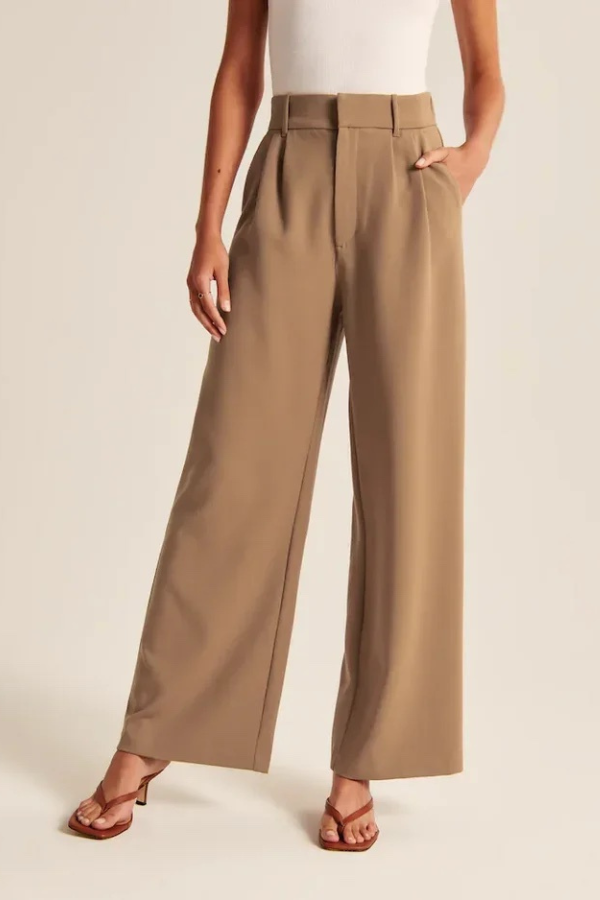 Ela™ | Wide Leg Tailored Pants