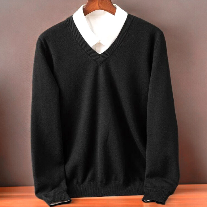 CASSIUS™ - Cashmere V-Neck Sweater