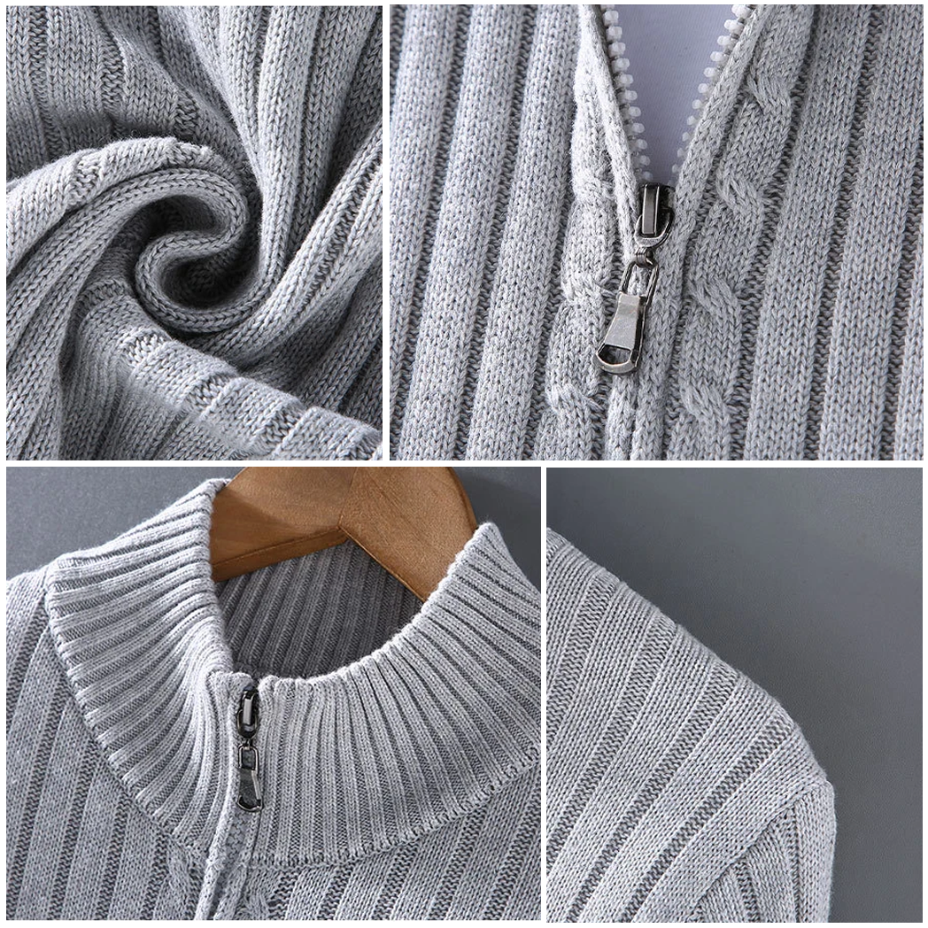 Theo™ - Casual Zip Cardigan