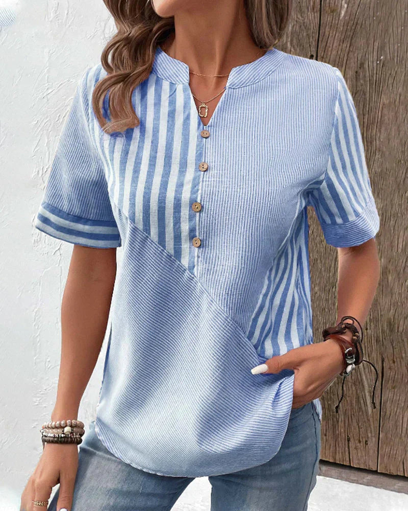 Sandra™ | Classic Striped Top