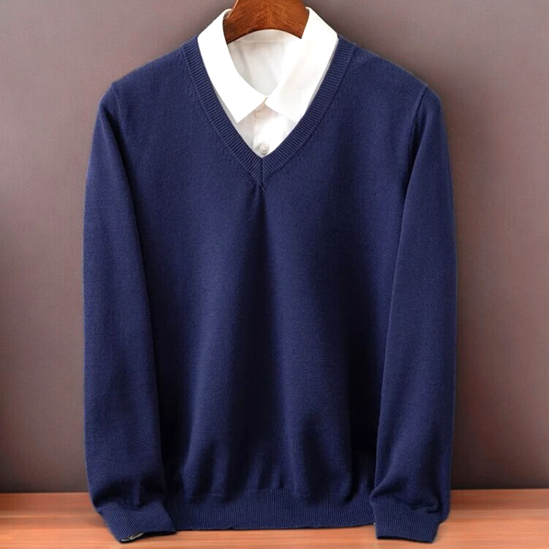 CASSIUS™ - Cashmere V-Neck Sweater