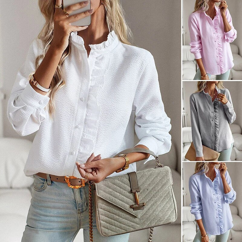 Belle™ | Elegant Polo Blouse