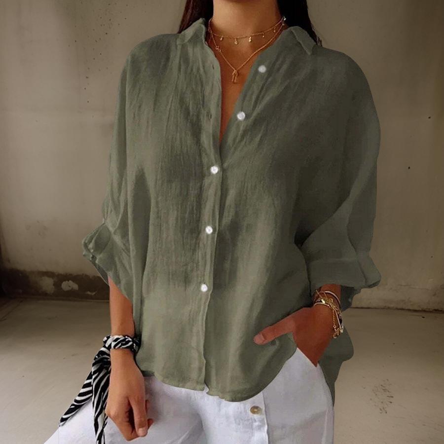 Giulianen™ | Elegant Linen Blouse