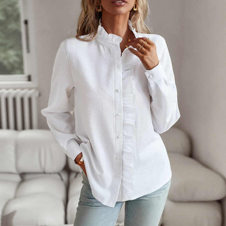 Belle™ | Elegant Polo Blouse